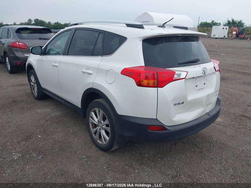 Vin: 2t3dfrev9fw273905, lot: 3101534, toyota rav4 limited 20153