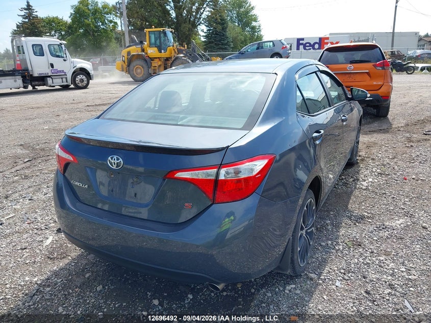 Vin: 2t1burhe2gc644620, lot: 3101640, toyota corolla s 20164