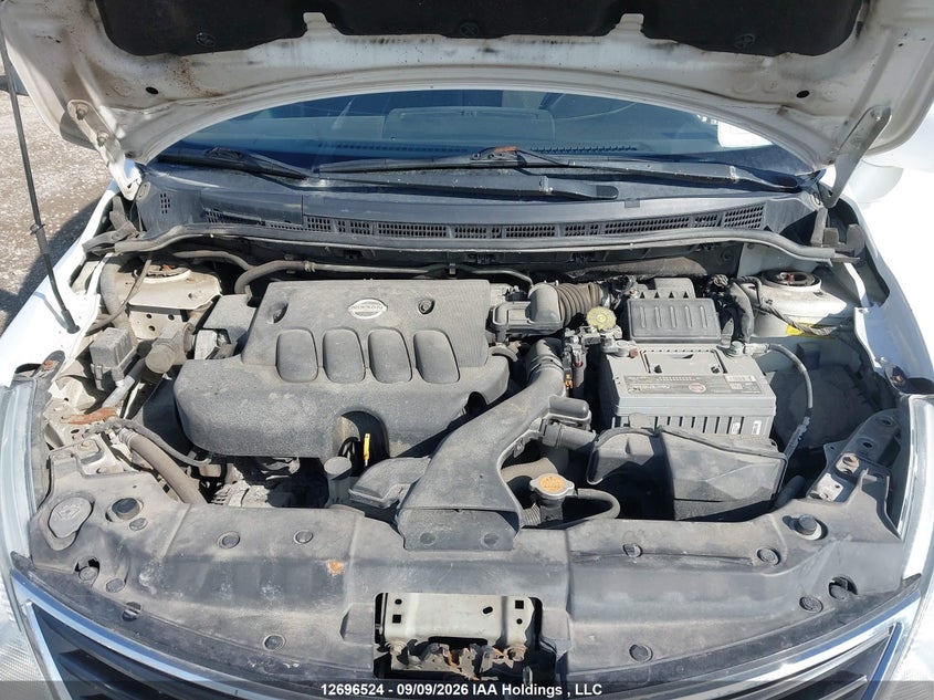 2012 NISSAN VERSA HATCHBACK 1.8L I-4 DOHC, VVT, REGULAR , 122HP