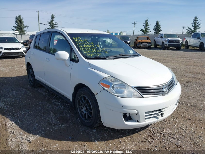 2012 Nissan Versa 1.8 S, Удар сзади, IAAI, VIN 3N1BC1CP5CL358767
