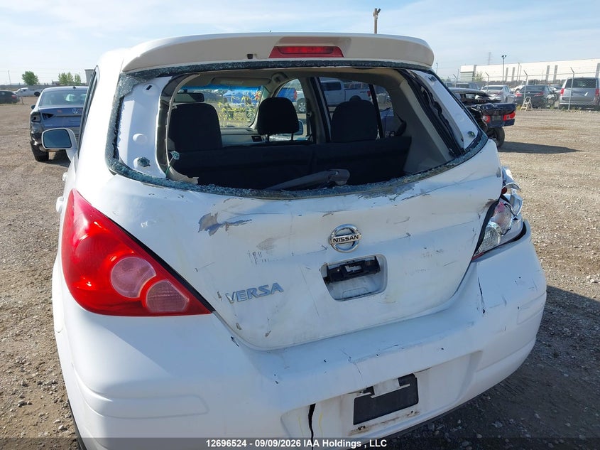 2012 NISSAN VERSA HATCHBACK 1.8L I-4 DOHC, VVT, REGULAR , 122HP