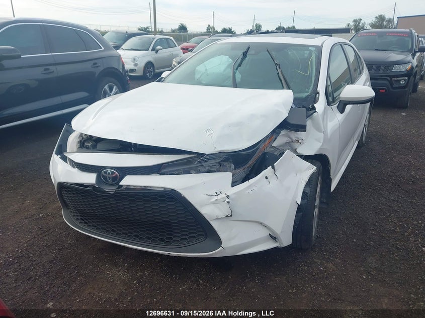 2022 Toyota Corolla, Удар спереду, IAAI, VIN 5YFBPMBE0NP300915 — фото 2
