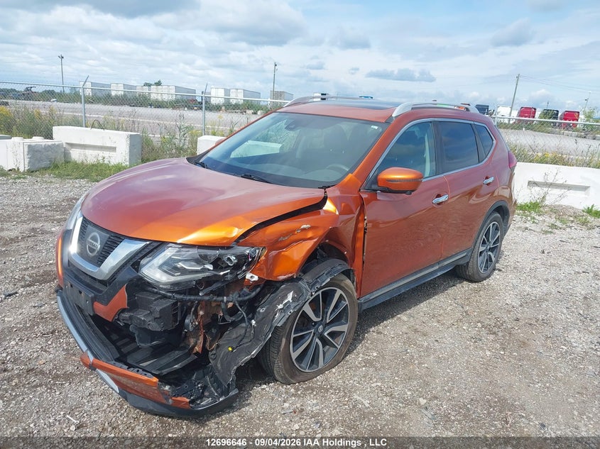 2017 Nissan Rogue, Удар спереду, IAAI, VIN 5N1AT2MV1HC767018 — фото 2
