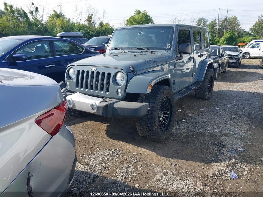 2015 Jeep Wrangler, Right Front, IAAI, VIN 1C4BJWEG7FL514983 — photo 2