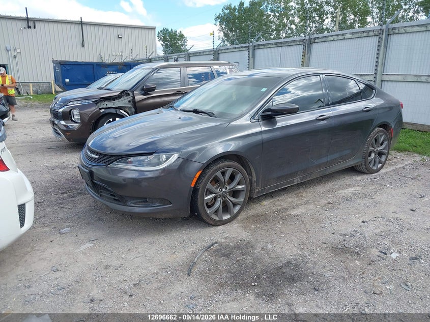 Vin: 1c3cccbg9fn550281, lot: 3101815, chrysler 200 s 20152