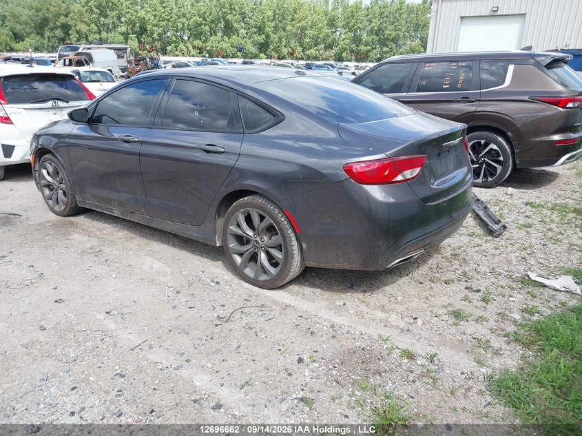Vin: 1c3cccbg9fn550281, lot: 3101815, chrysler 200 s 20153