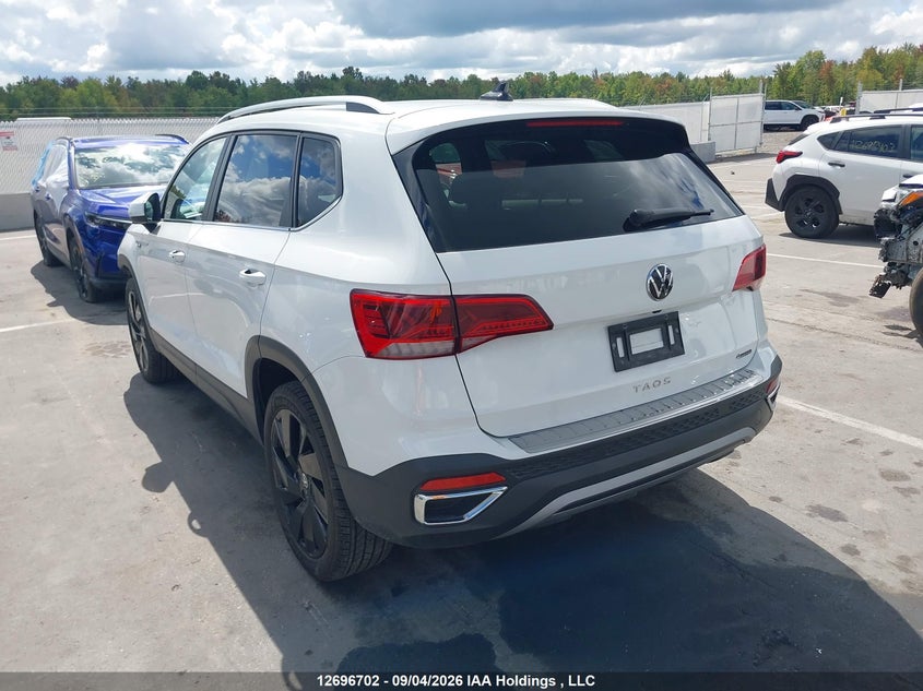 Vin: 3vvvx7b23rm046278, lot: 3101855, volkswagen taos 20243