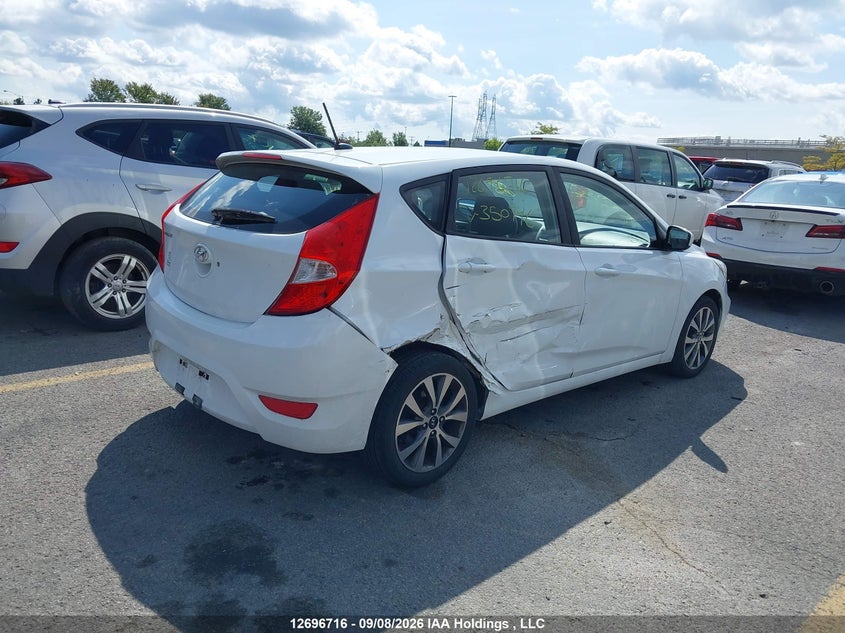 Vin: kmhct5ae5hu350946, lot: 3101869, hyundai accent se 20174