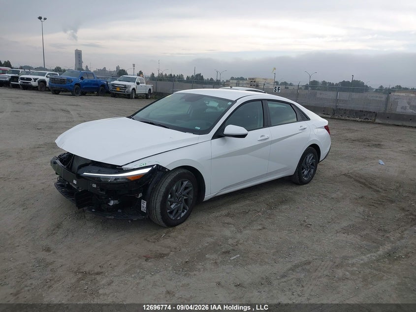 Vin: kmhlm4dg4tu122241, lot: 3101938, hyundai elantra sel sport 20262