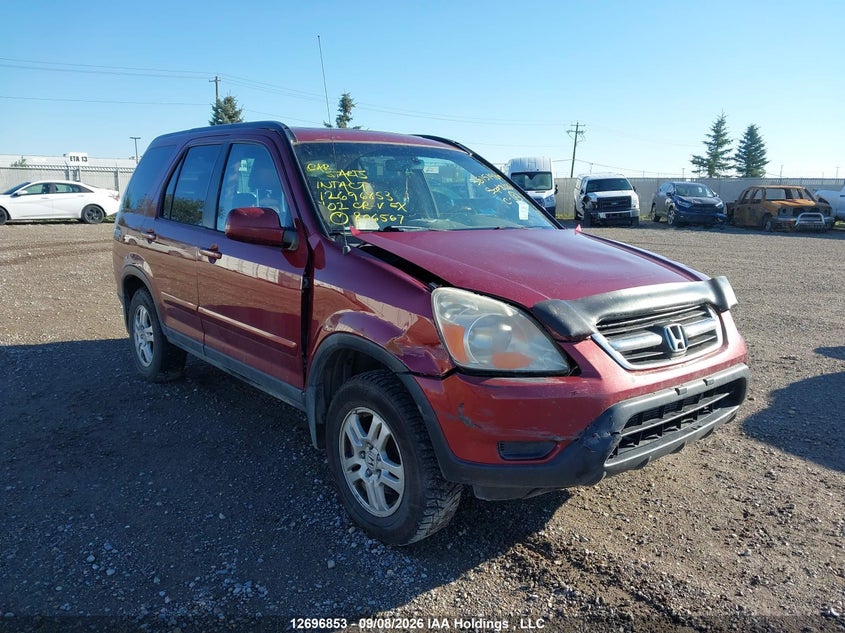 2002 Honda Cr-V Ex, Front, IAAI, VIN JHLRD789X2C806567
