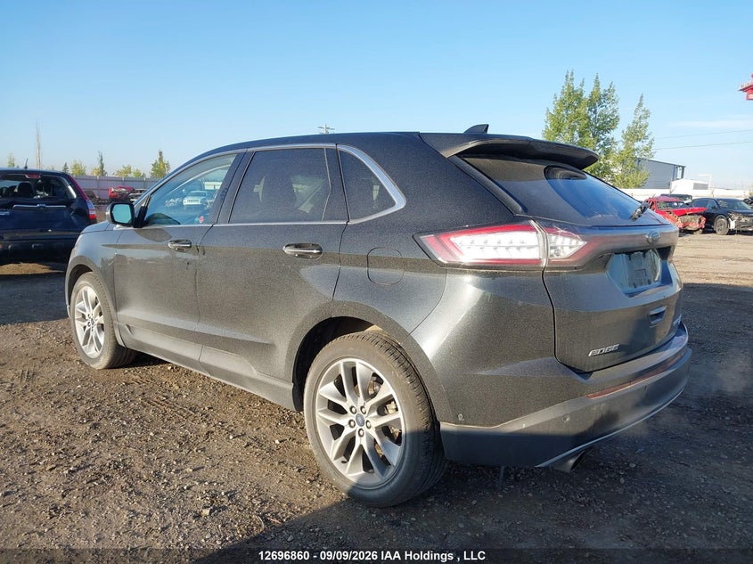 Vin: 2fmpk4k97fbb98056, lot: 3102025, ford edge titanium 20153