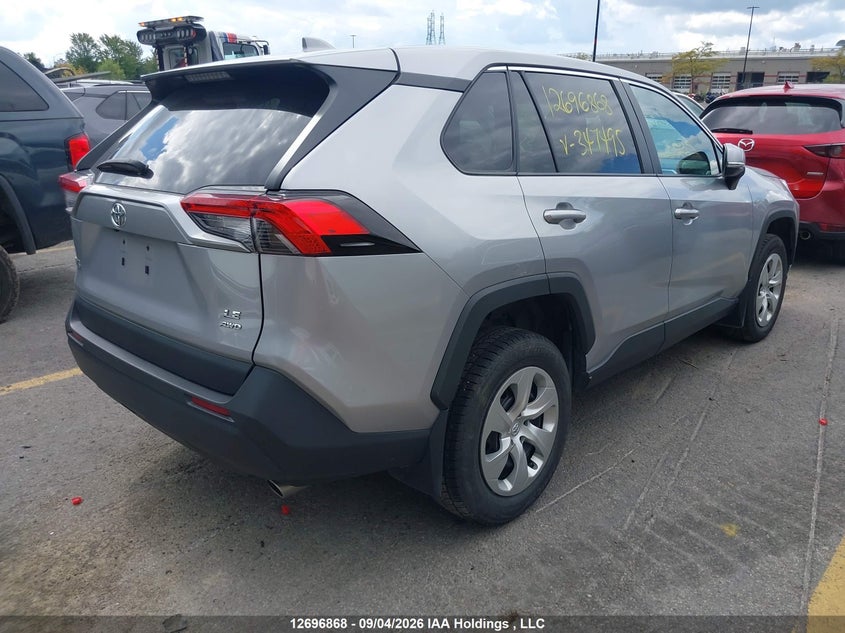 Vin: 2t3b1rfv4pc347495, lot: 3102033, toyota rav4 le 20234