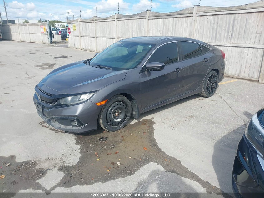 Vin: 2hgfc2f81kh018923, lot: 3102103, honda civic sport 20192