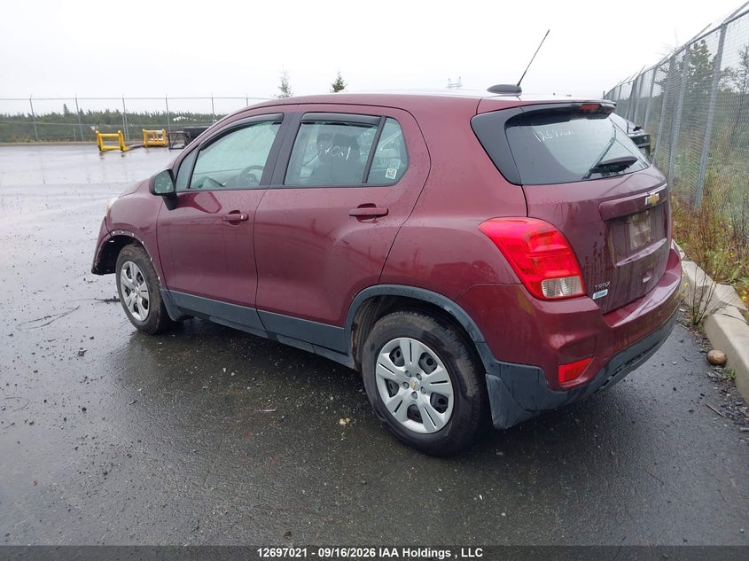 Vin: 3gncjksb6hl142427, lot: 3102213, chevrolet trax ls 20173