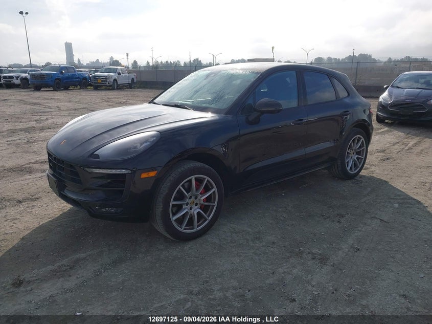 2017 Porsche Macan, Left Rear, IAAI, VIN WP1AG2A59HLB51689 — photo 2