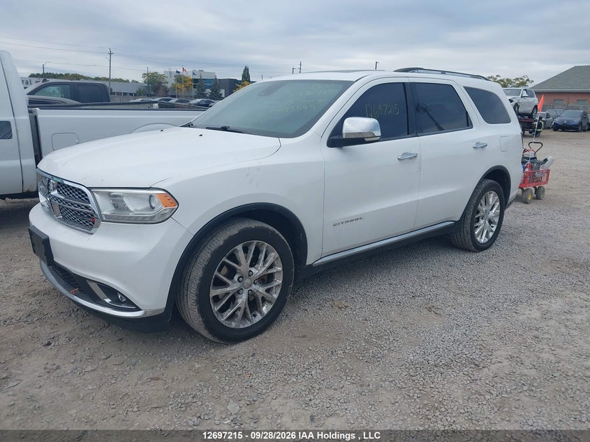 Vin: 1c4sdjetxfc193545, lot: 3102423, dodge durango citadel 20152