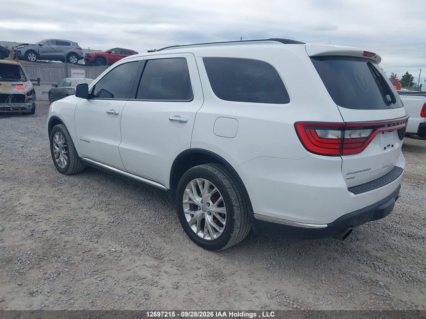 Vin: 1c4sdjetxfc193545, lot: 3102423, dodge durango citadel 20153
