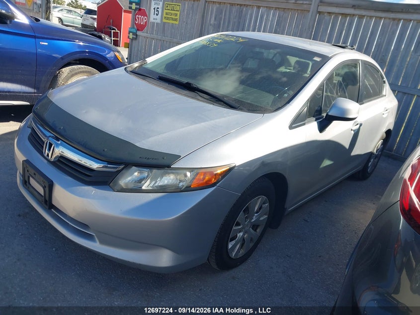 Vin: 2hgfb2f47ch105839, lot: 3102432, honda civic lx 20122