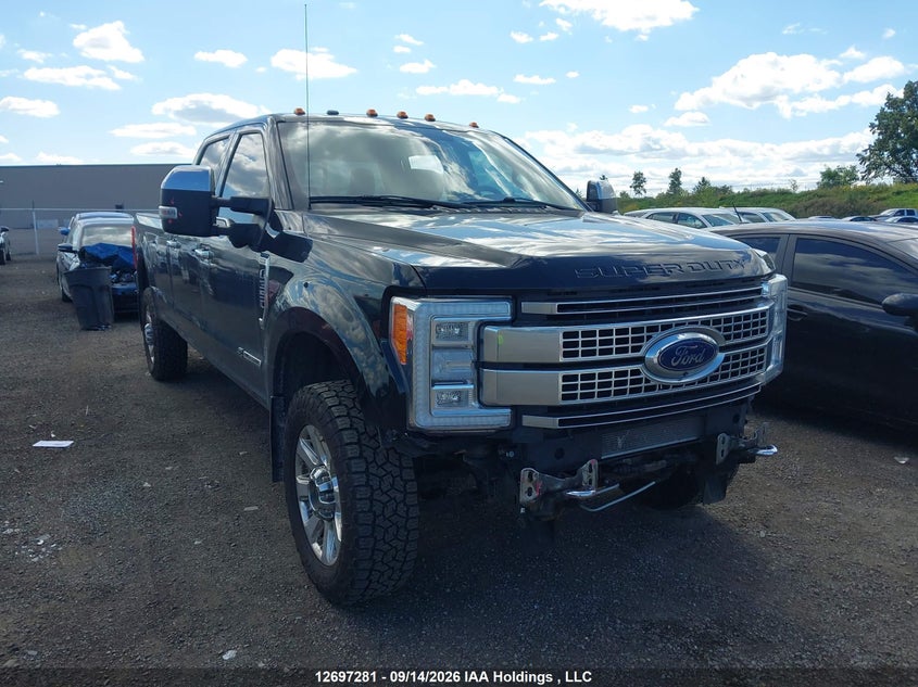 2018 Ford F-350 Platinum, Left Side, IAAI, VIN 1FT8W3BT1JEB61780