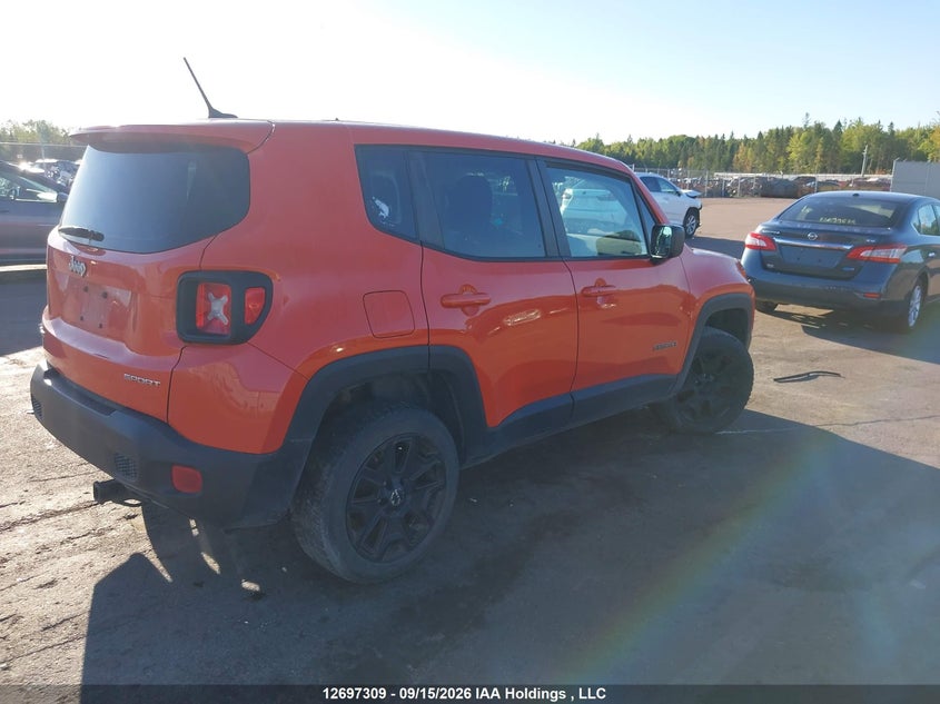 Vin: zaccjbatxgpd29744, lot: 3102518, jeep renegade sport 20164