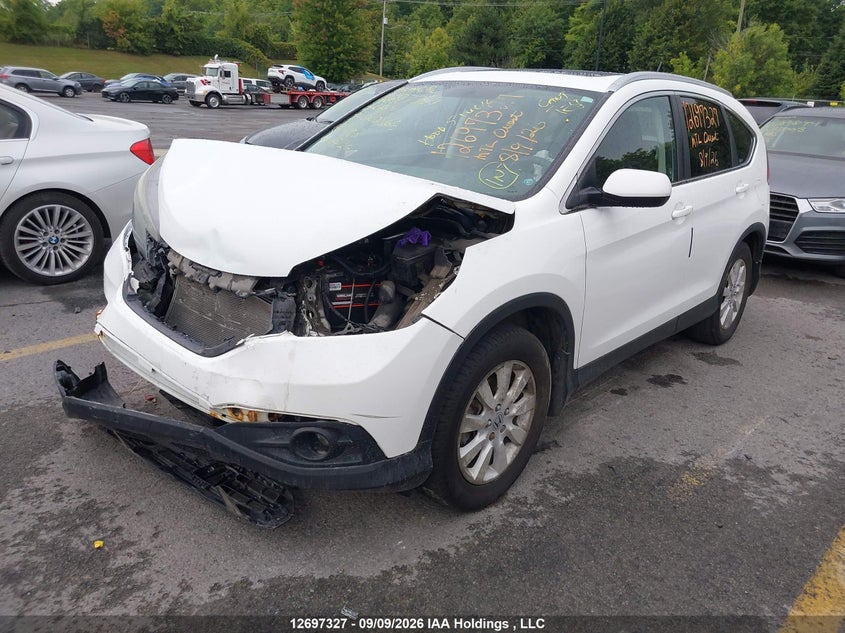 2012 Honda CR-V, Удар спереду, IAAI, VIN 2HKRM3H58CH002566 — фото 2