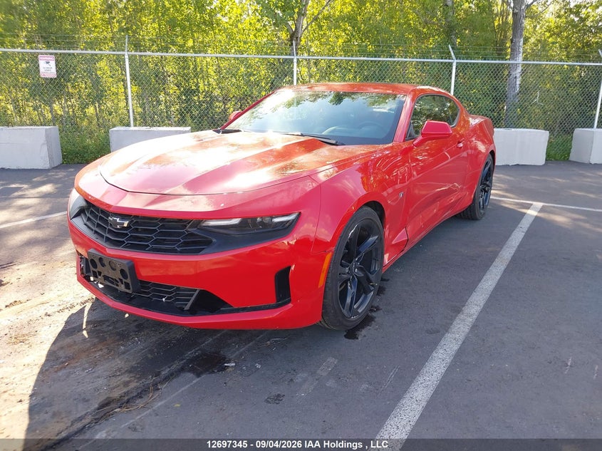 2024 Chevrolet Camaro Lt, Изъятое, IAAI, VIN 1G1FD1RS5R0115613 — фото 2
