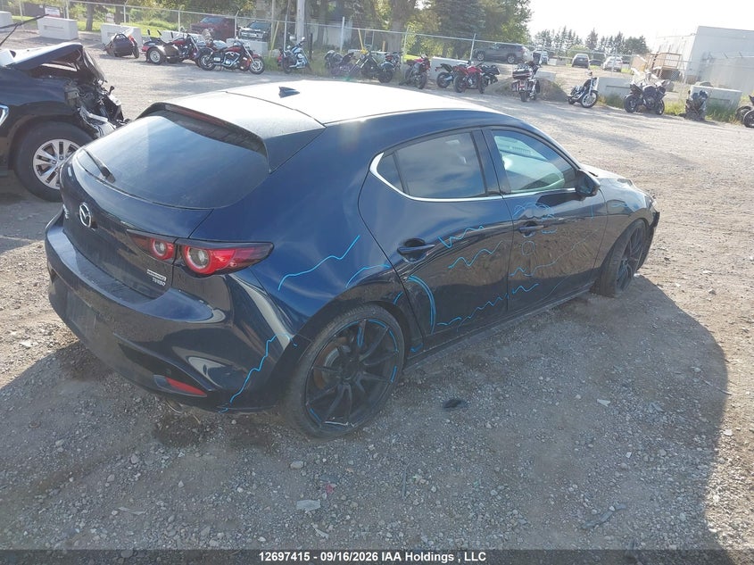 Vin: jm1bpbmy4n1513530, lot: 3102626, mazda mazda3 gt w/turbo 20224