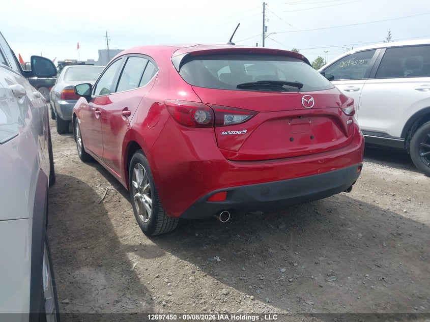 Vin: 3mzbm1l74fm198130, lot: 3102661, mazda 3 touring 20153