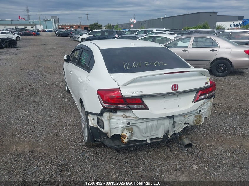 Vin: 2hgfb6e54eh201173, lot: 3102704, honda civic si si 20143