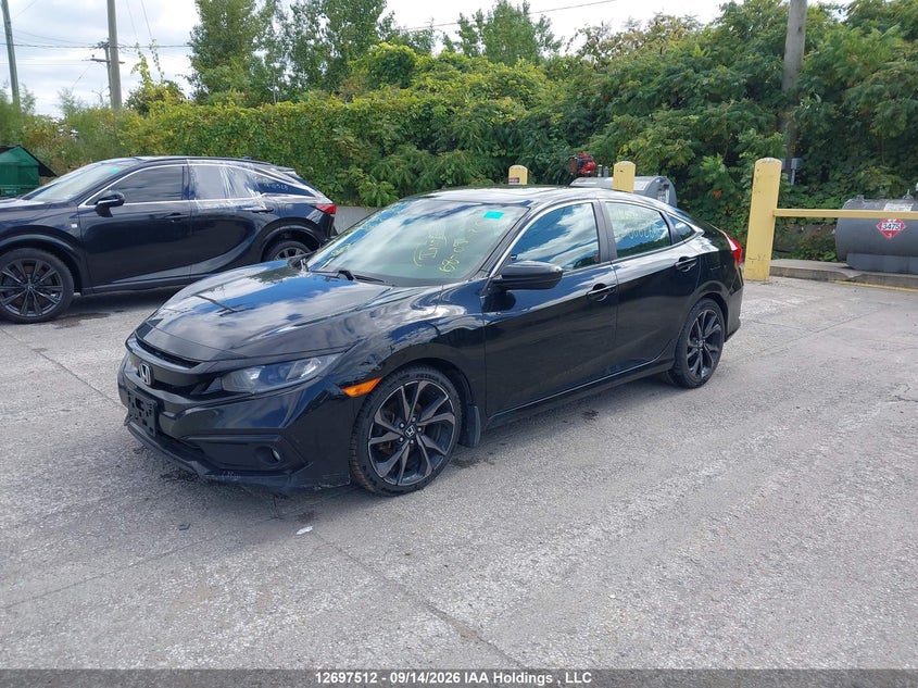 Vin: 2hgfc2f84lh006265, lot: 3102724, honda civic sport 20202