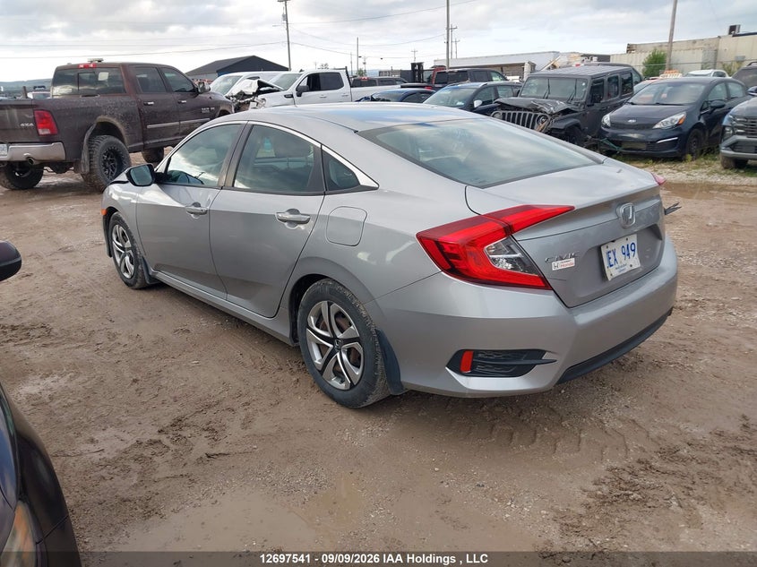 Vin: 2hgfc2f51gh033595, lot: 3102754, honda civic lx 20163