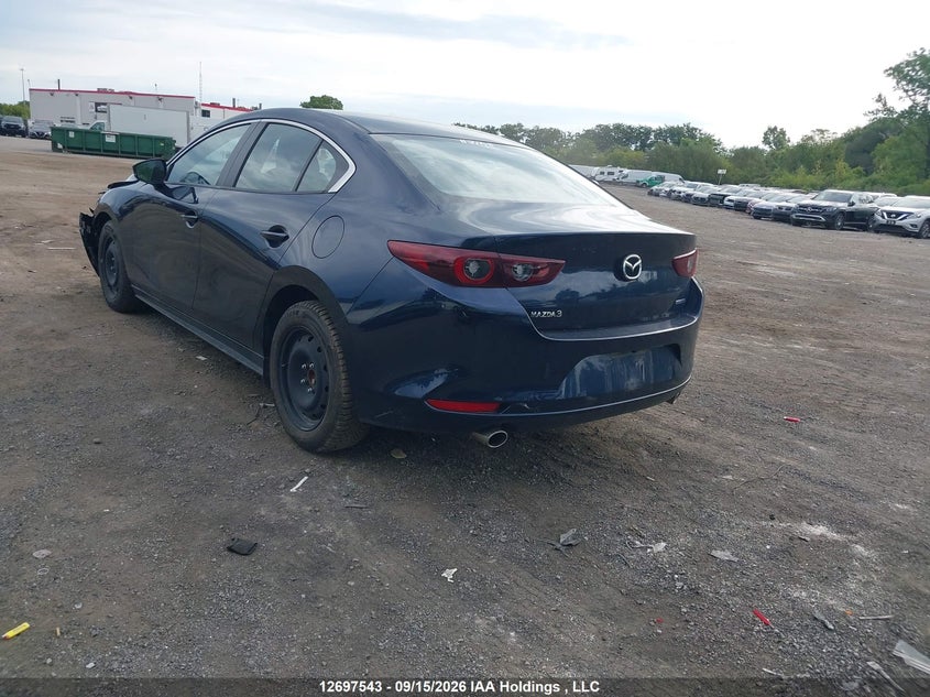 Vin: jm1bpacm7r1705250, lot: 3102756, mazda mazda3 gs 20243