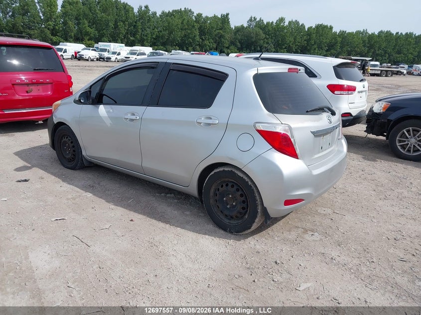 Vin: jtdktud3xcd530503, lot: 3102770, toyota yaris 20123