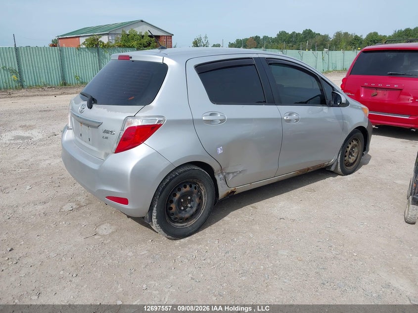Vin: jtdktud3xcd530503, lot: 3102770, toyota yaris 20124