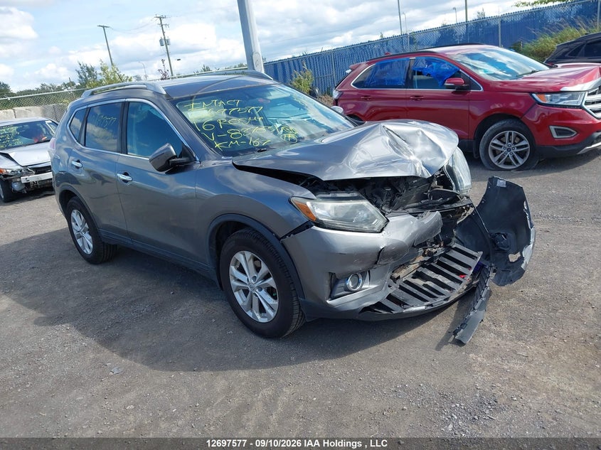 2016 Nissan Rogue, Front, IAAI, VIN 5N1AT2MT8GC837031
