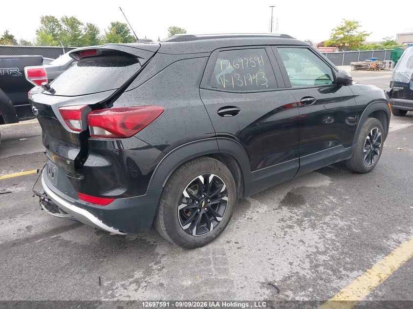 Vin: kl79mrslxmb131743, lot: 3102804, chevrolet trailblazer lt 20214