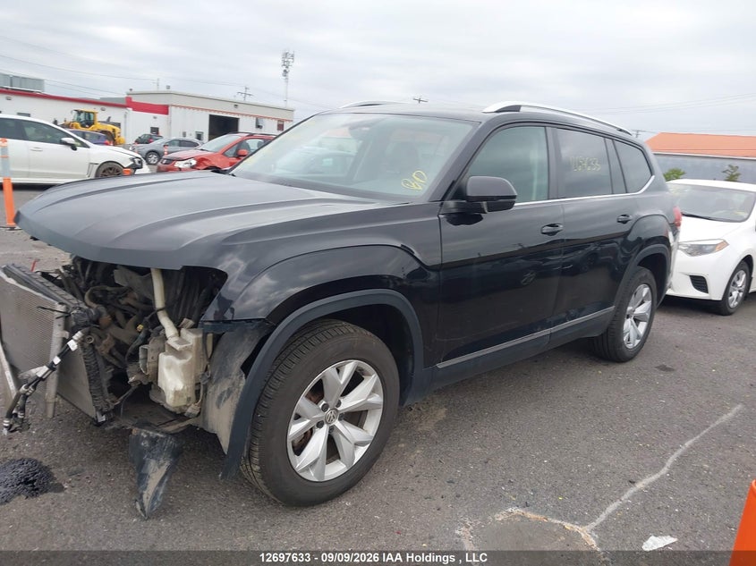 2018 Volkswagen Atlas, Front, IAAI, VIN 1V2MR2CA3JC509411 — photo 2