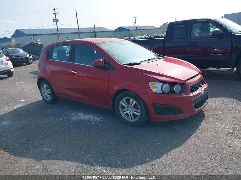 2012 Chevrolet Sonic Lt, Левый перёд, IAAI, VIN 1G1JC6EH4C4111430