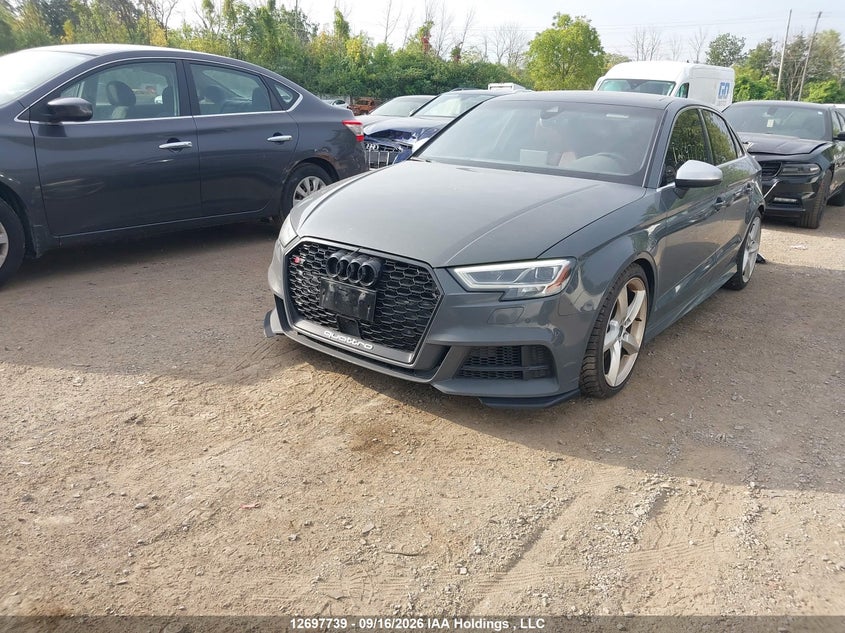 2018 Audi S3, Удар сзади, IAAI, VIN WAUF1GFF7J1011579 — фото 2