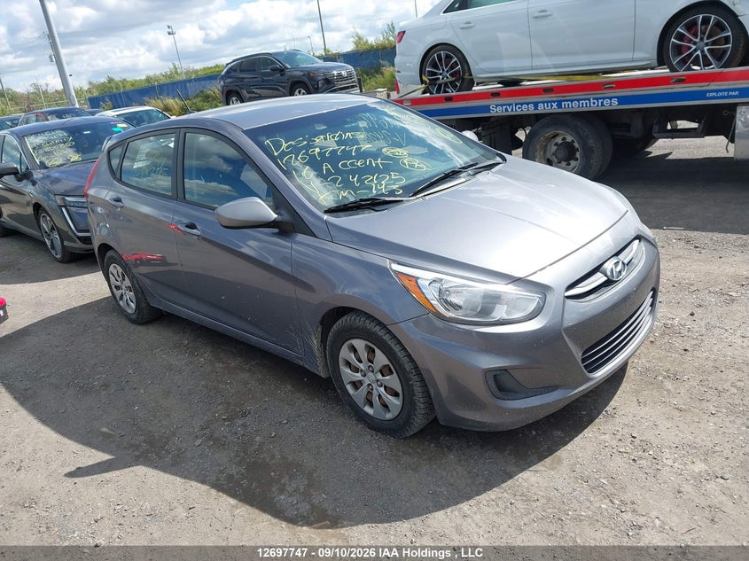 2016 Hyundai Accent Se, Лівий зад, IAAI, VIN KMHCT5AE8GU242125
