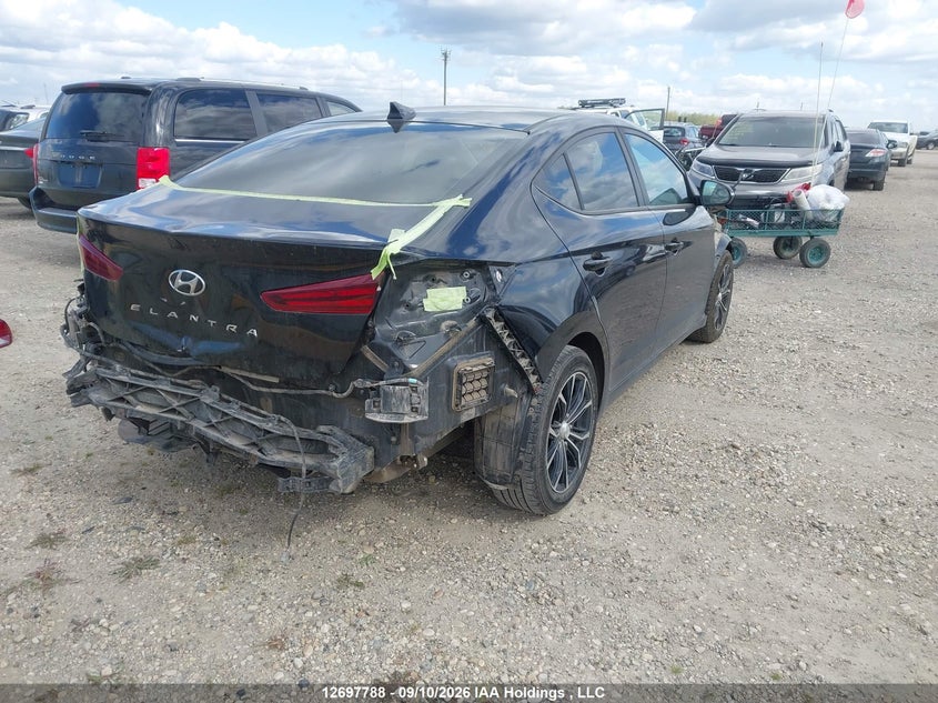Vin: kmhd84lf0lu104157, lot: 3103004, hyundai elantra sel/value/limited 20204