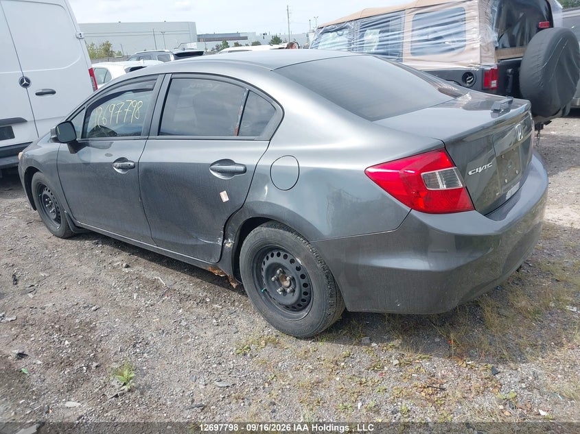 Vin: 2hgfb2e49ch027307, lot: 3103014, honda civic lx 20123