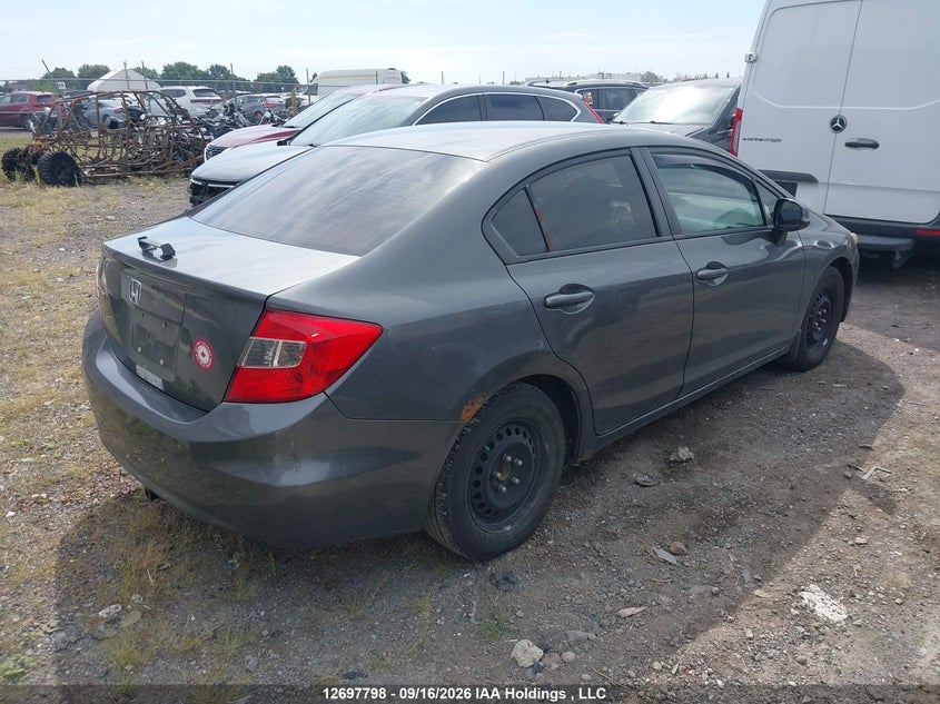 Vin: 2hgfb2e49ch027307, lot: 3103014, honda civic lx 20124