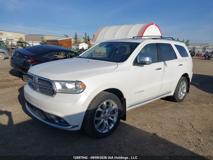 Vin: 1c4sdjet0hc806291, lot: 3103058, dodge durango citadel 20172