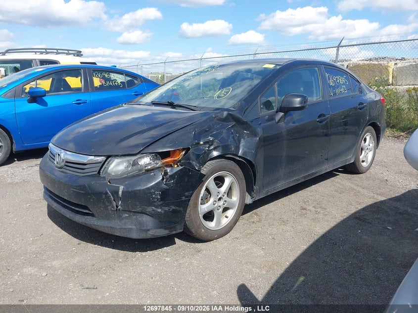 Vin: 2hgfb2f47ch111463, lot: 3103061, honda civic lx 20122