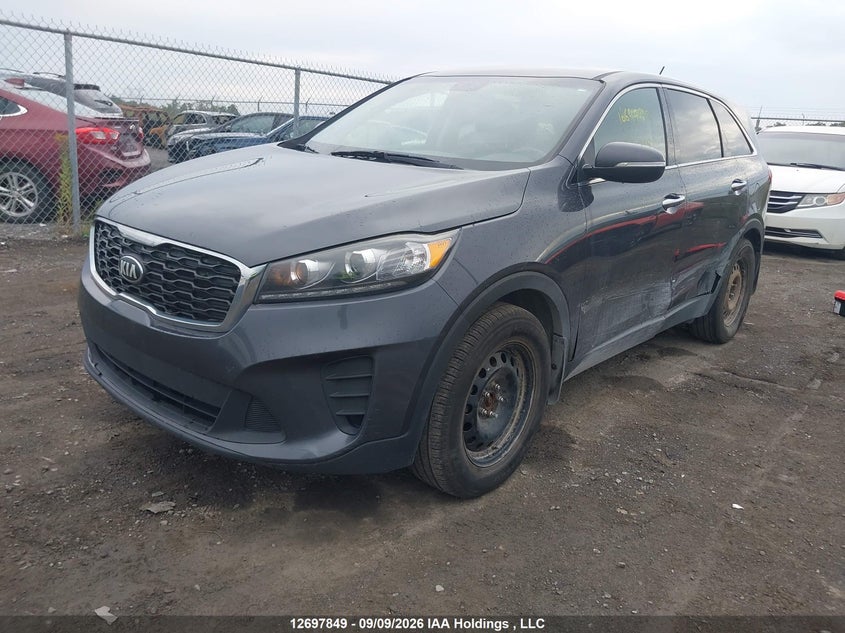 2019 Kia Sorento 2.4L Lx, Left Side, IAAI, VIN 5XYPG4A36KG469648 — photo 2