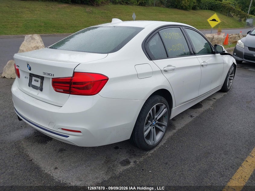 Vin: wba8d9c57ja013873, lot: 3103086, bmw 330i xdrive 20184