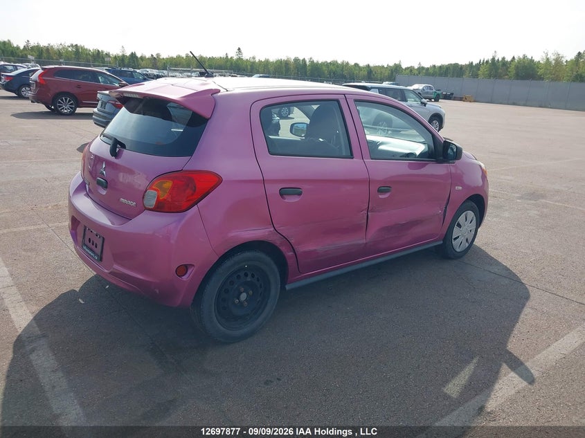 Vin: ml32a3hj5fh012064, lot: 3103093, mitsubishi mirage es 20154