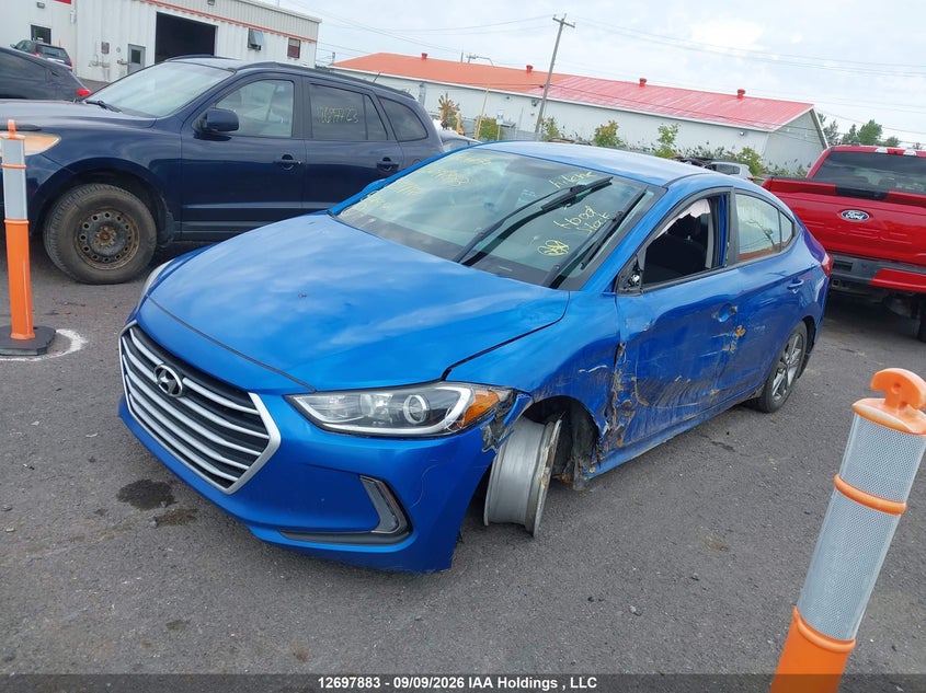 Vin: kmhd84lf9hu391196, lot: 3103099, hyundai elantra gl 20172