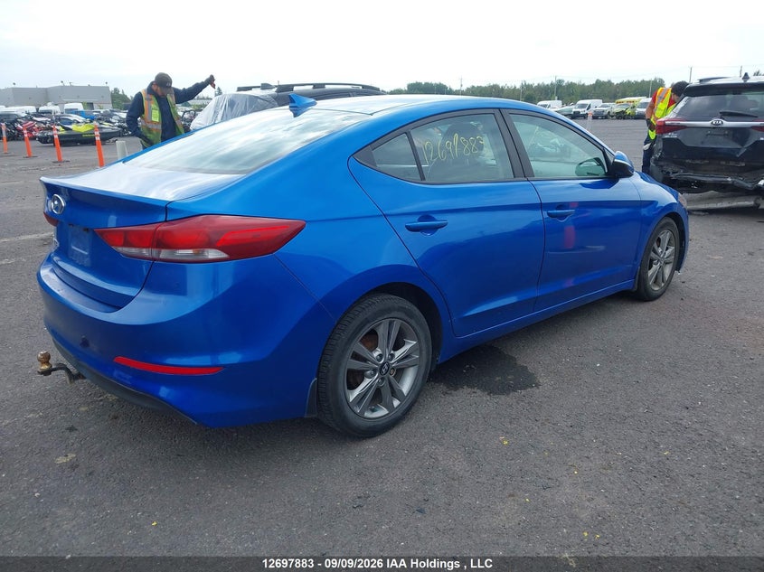Vin: kmhd84lf9hu391196, lot: 3103099, hyundai elantra gl 20174